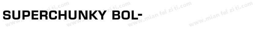 superchunky bol字体转换